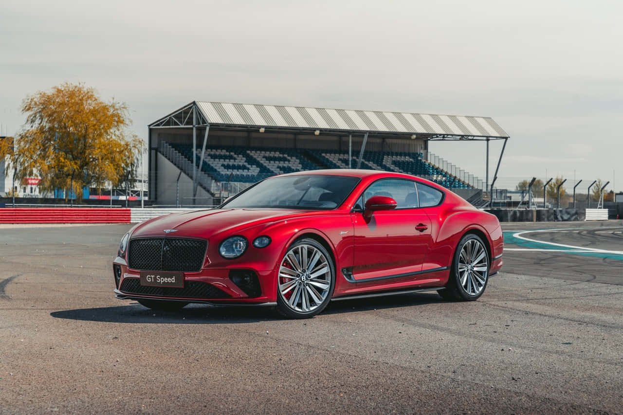 The Stunning Bentley Continental GT in Motion Wallpaper