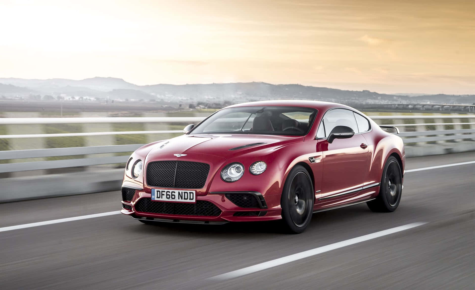 A Stunning Bentley Continental Supersports in Motion Wallpaper