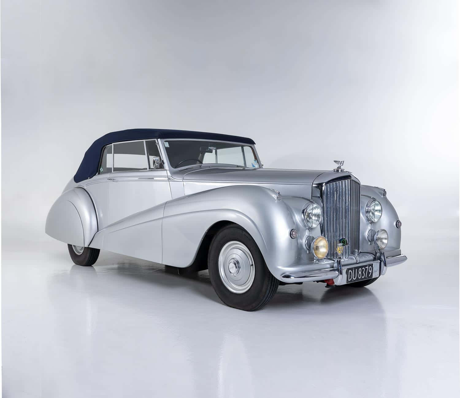 Classic Bentley Mark Vi Driving In Style Wallpaper