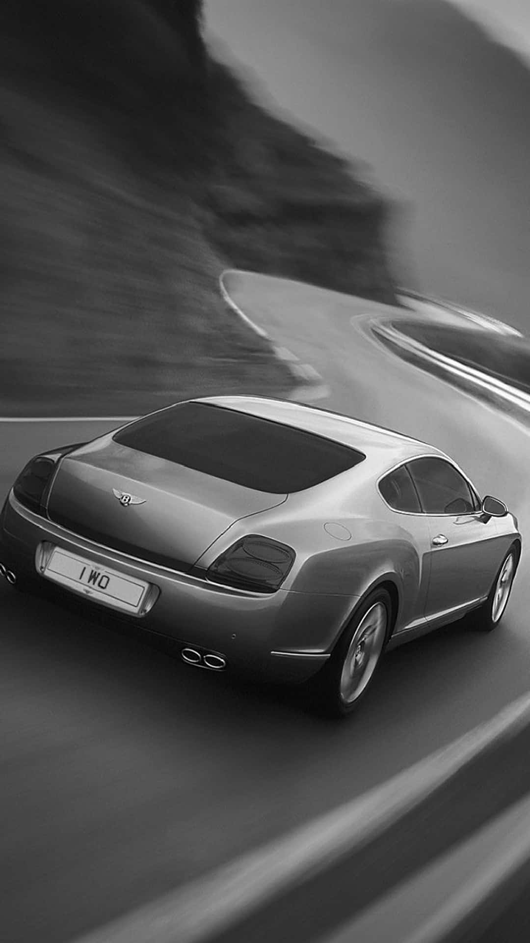 Speeding 2017 Model Of Bentley iPhone Wallpaper