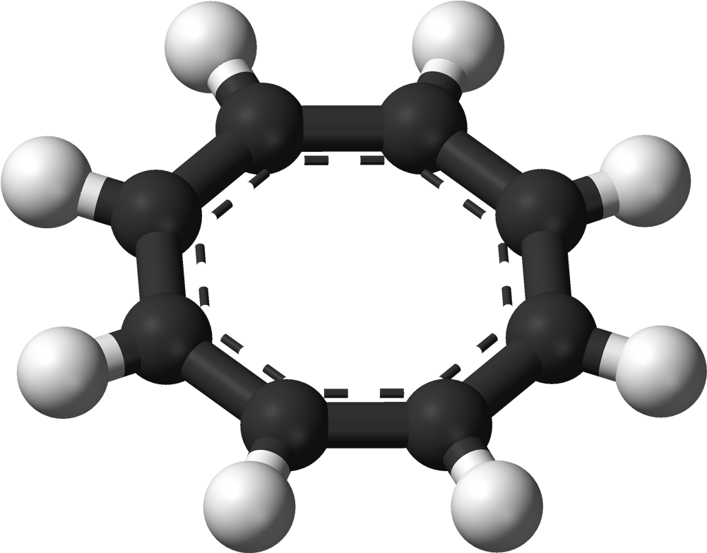 Benzene Molecule Structure PNG