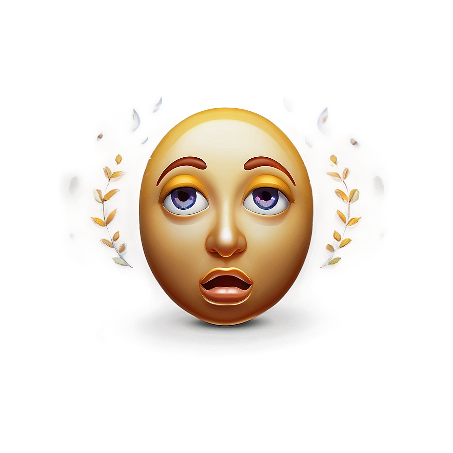 Bereaved Face Emoji Png 05232024 PNG