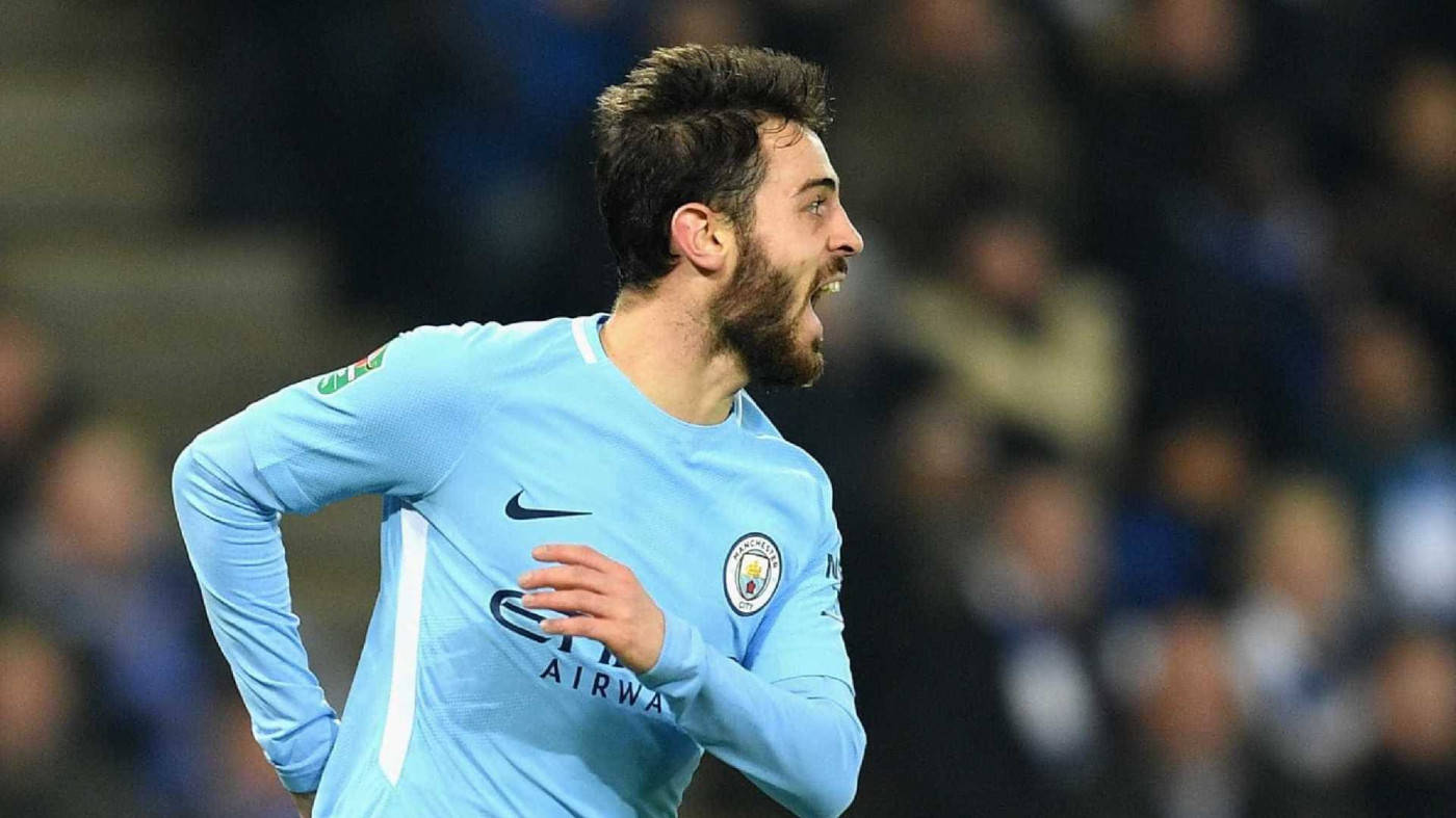 Bernardo Silva With His Hand Over His Chest Background