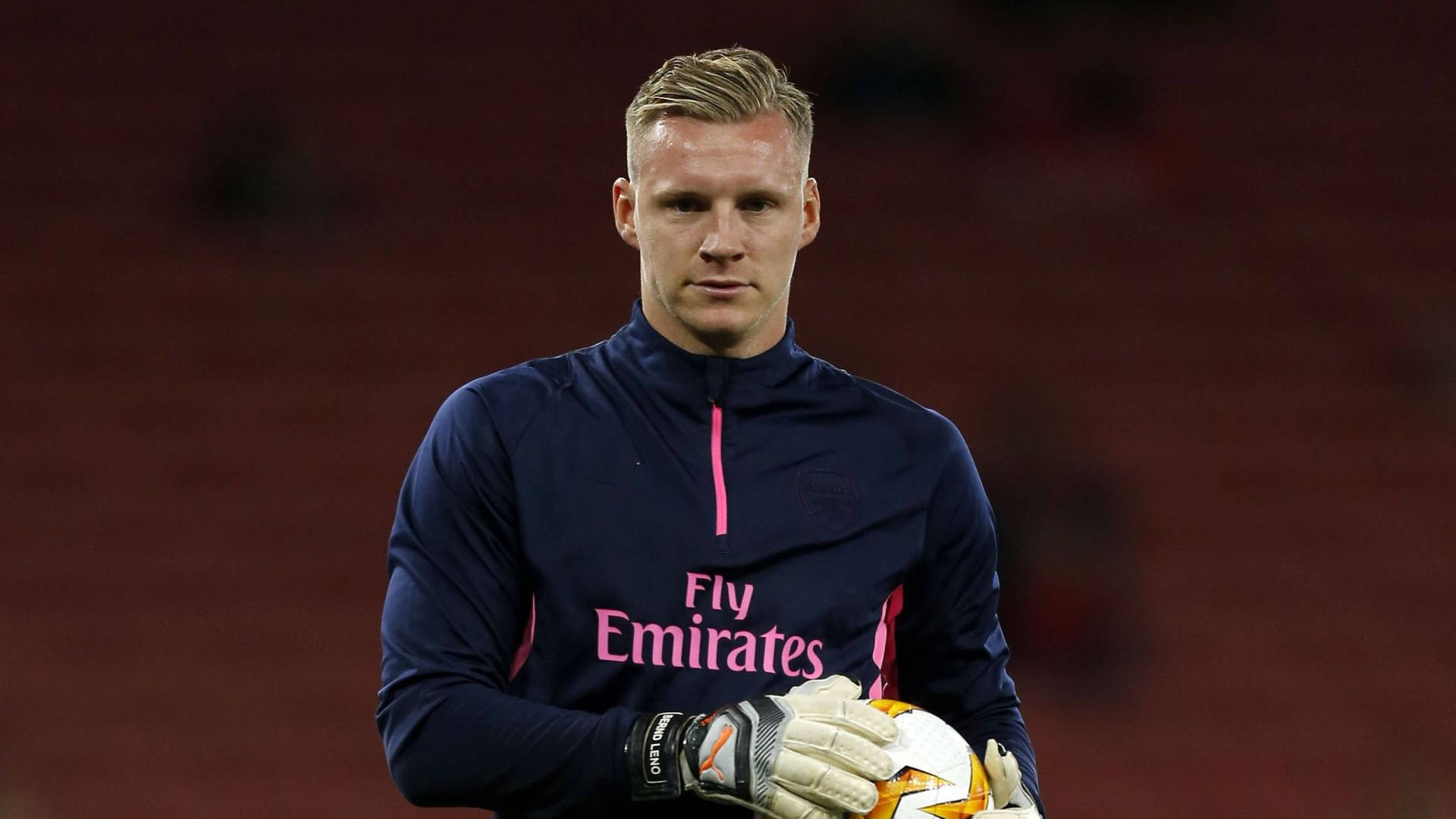 Bernd Leno With A Serious Expression Wallpaper
