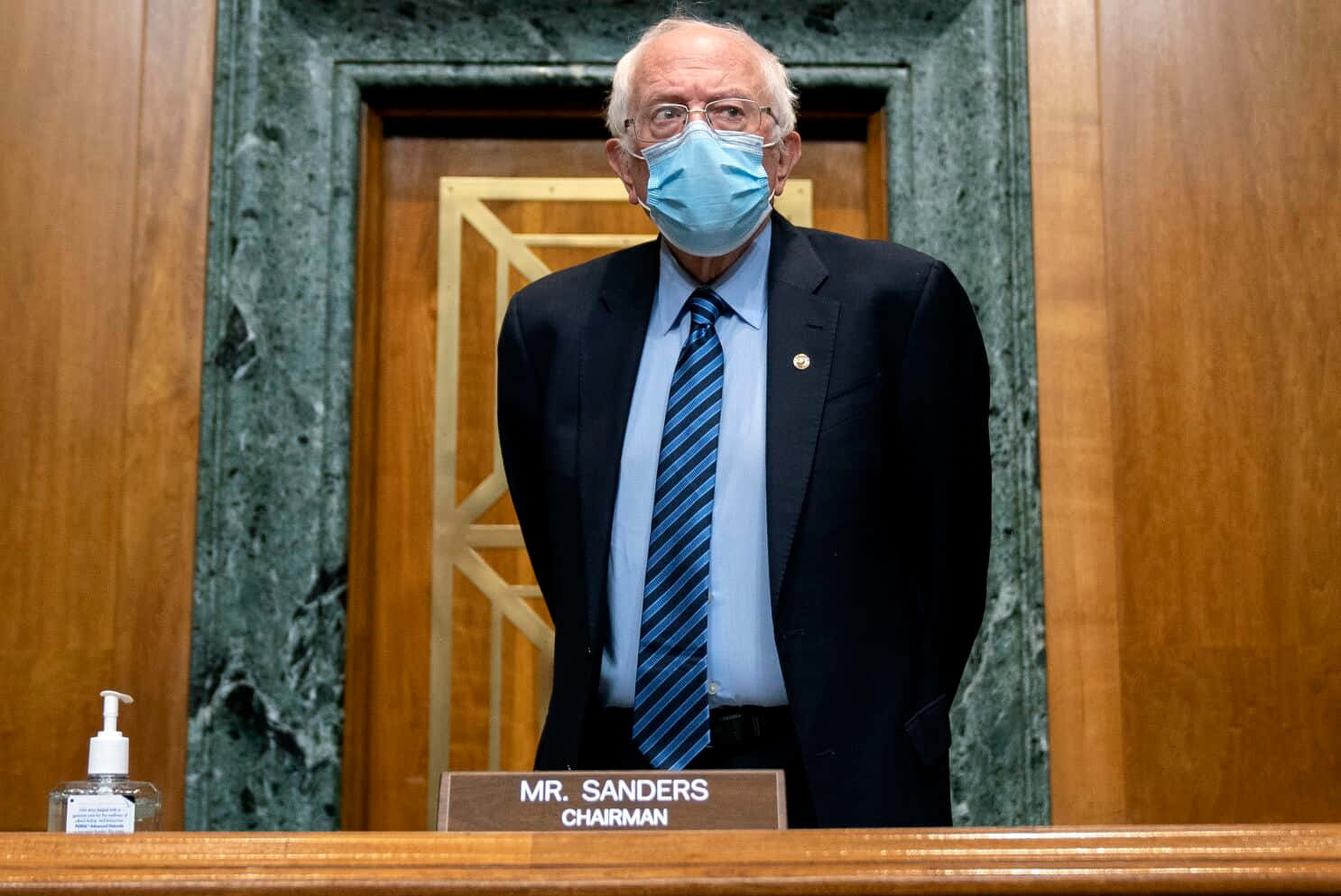 Bernie_ Sanders_ Chairman_ Masked Wallpaper