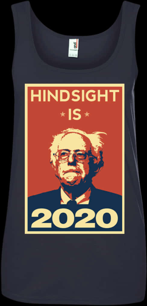 Bernie Sanders Hindsight2020 Tank Top PNG