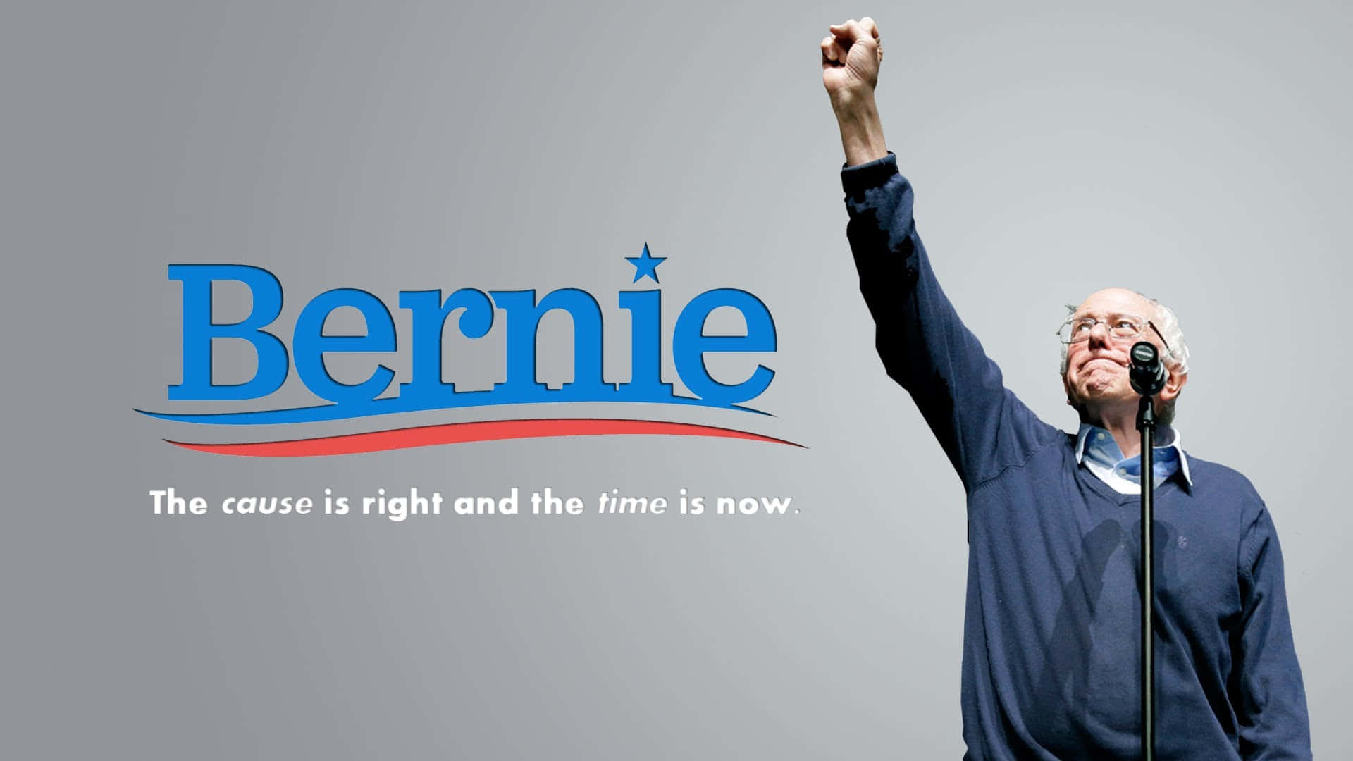 Bernie Sanders Rally Cry Wallpaper