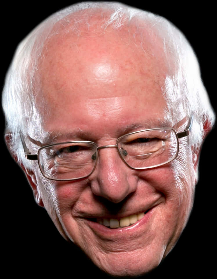 Bernie Sanders Smiling Portrait PNG