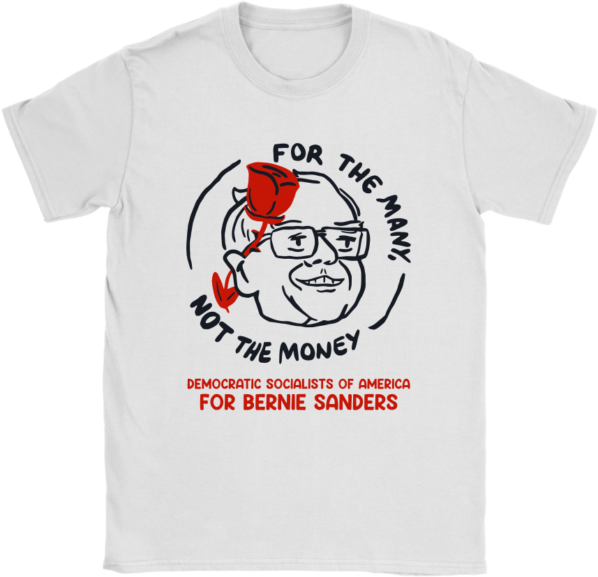 Bernie Sanders Support T Shirt Design PNG