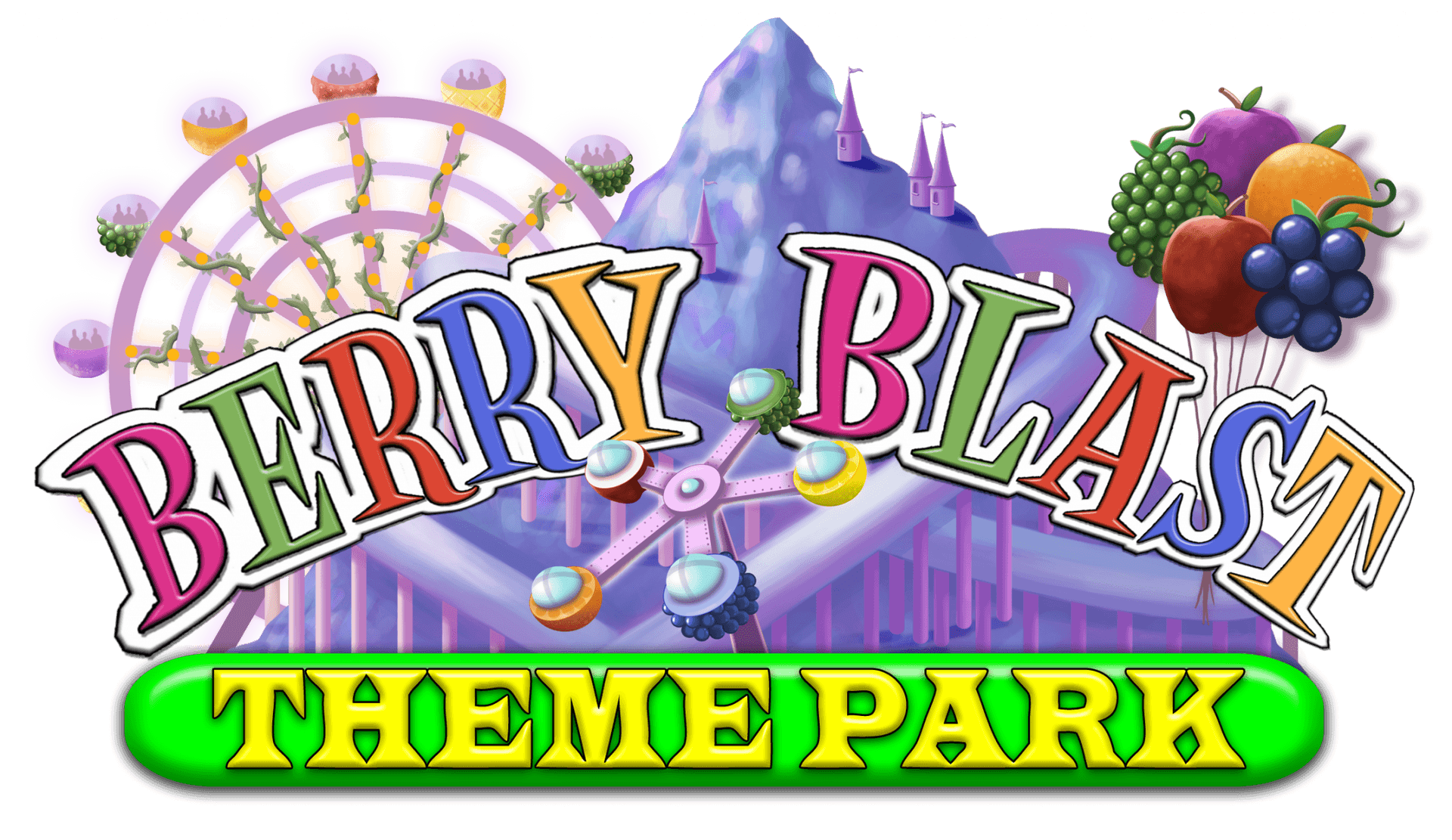Berry Blast Theme Park Logo PNG