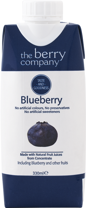 Berry Company Blueberry Juice Packaging PNG