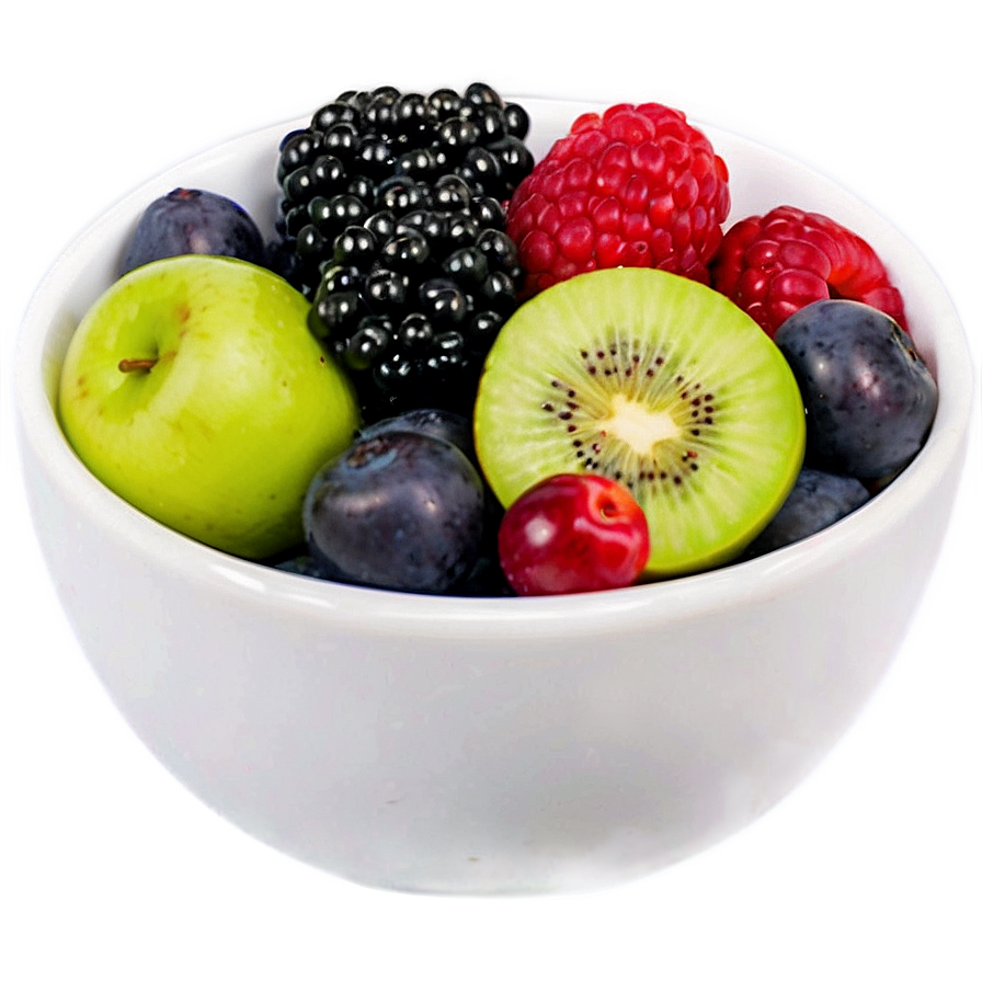 Berry Delicious Fruit Bowl Png 06132024 PNG