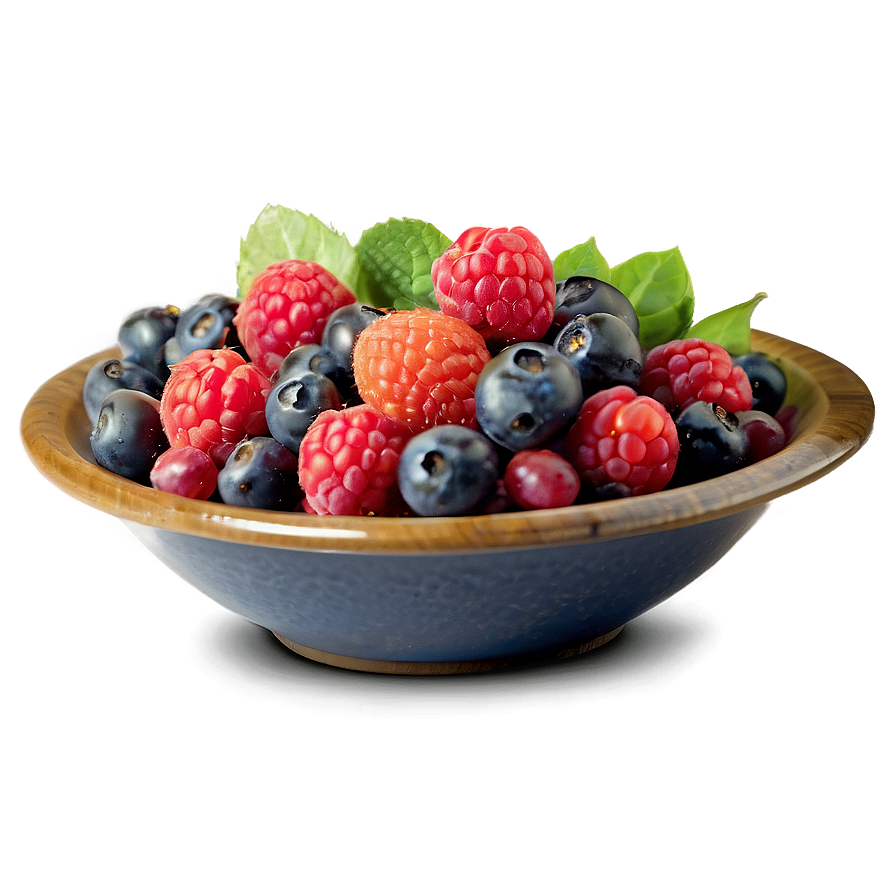 Berry Delicious Fruit Bowl Png Fka PNG