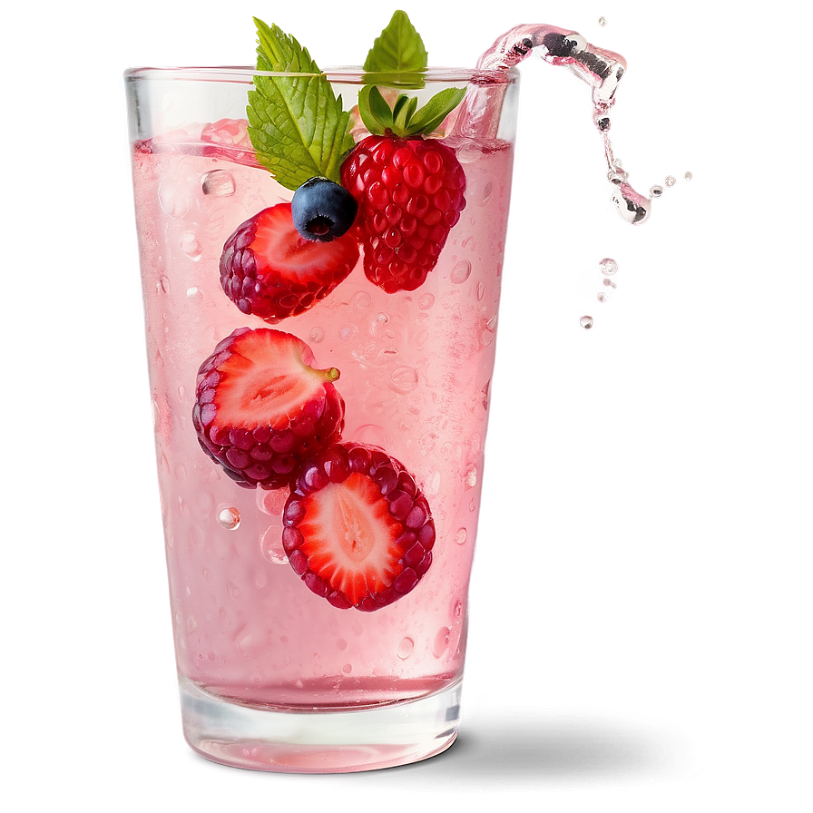 Berry Lemonade Splash Png 05252024 PNG