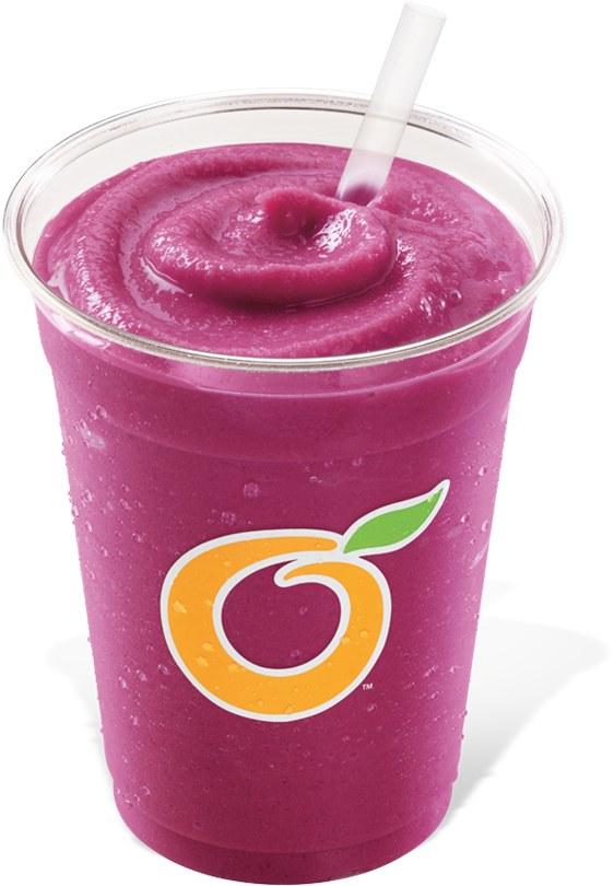 Berry Smoothie Transparent Cup PNG