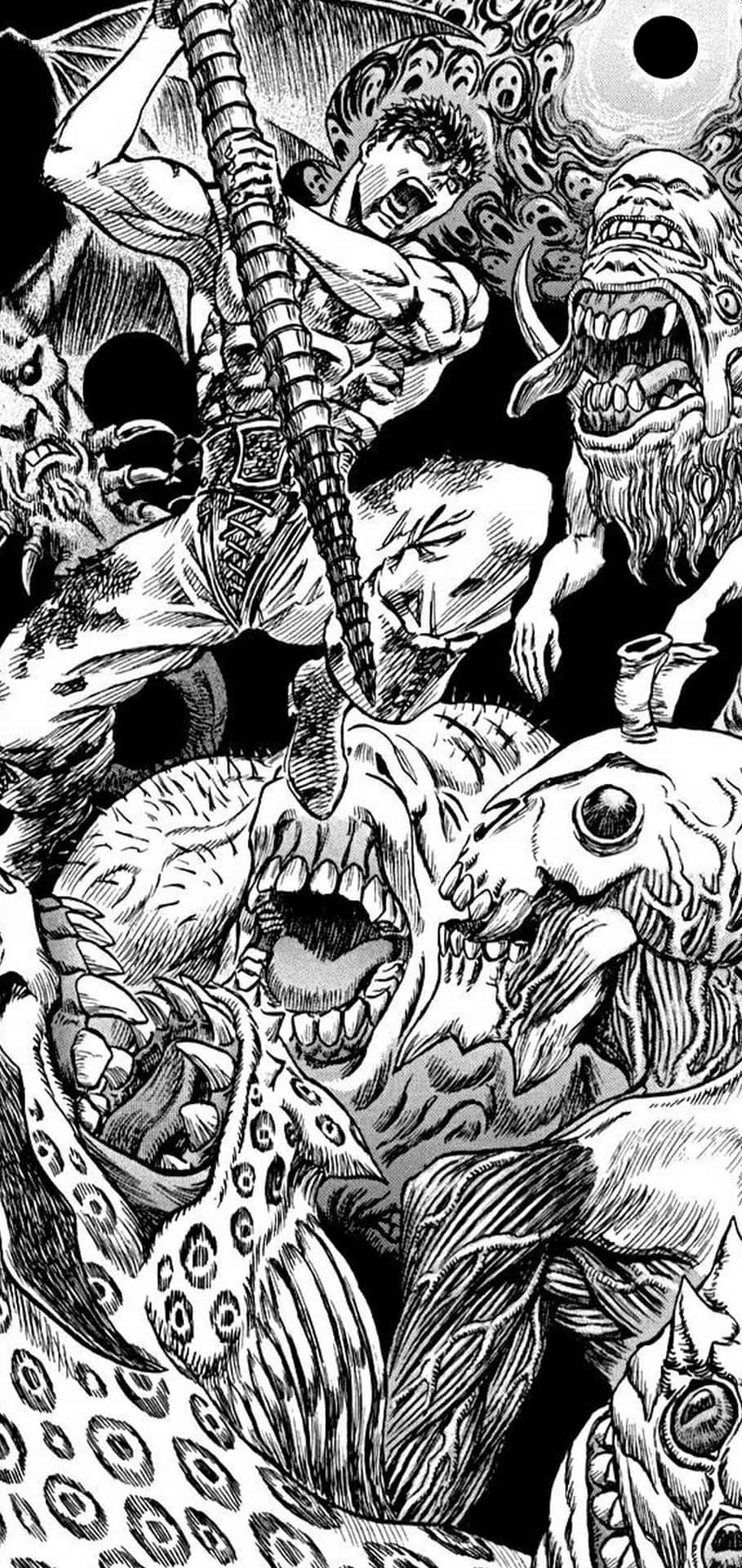 "Guts, the Black Swordsman of Berserk Manga" Wallpaper