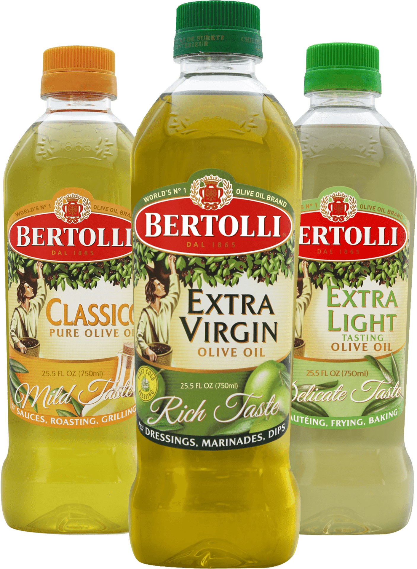 Bertolli Olive Oil Variety PNG