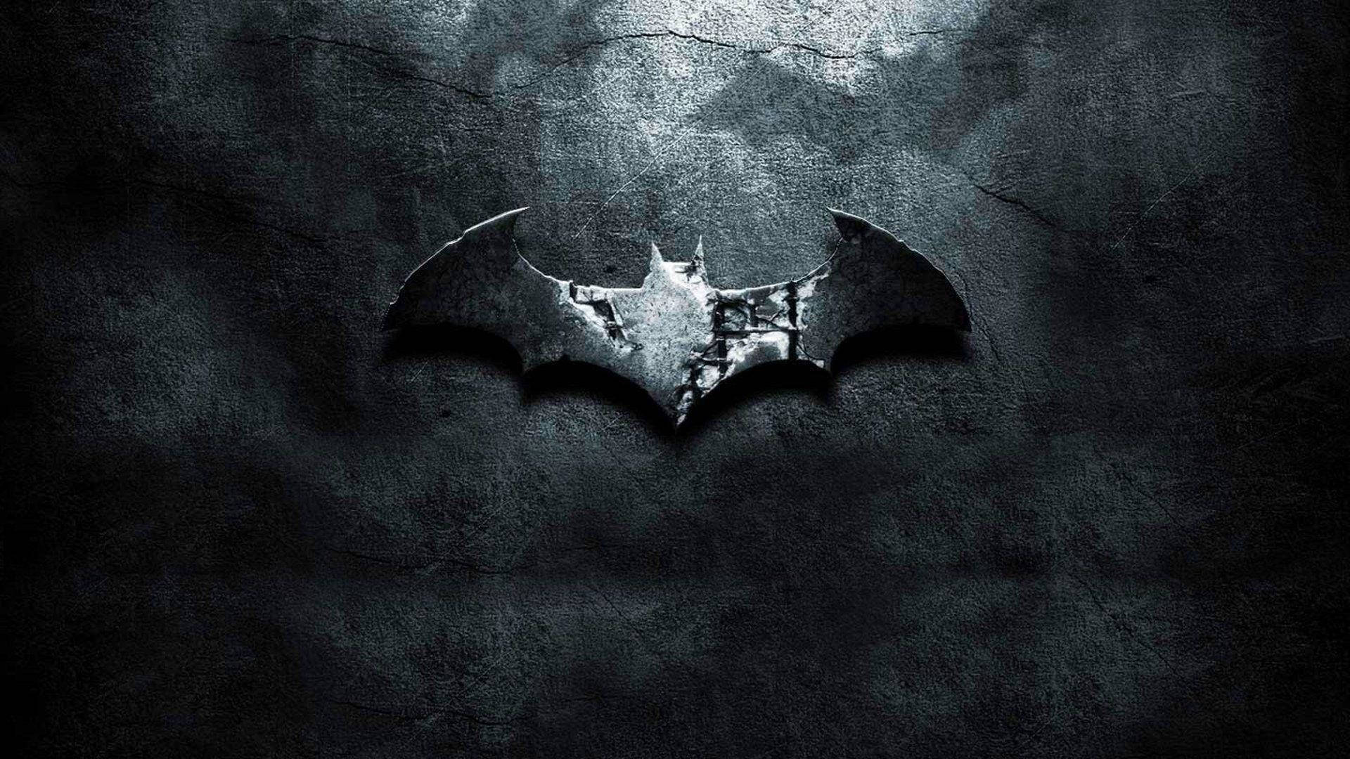 Beskadiget Batman-logo 4k Wallpaper