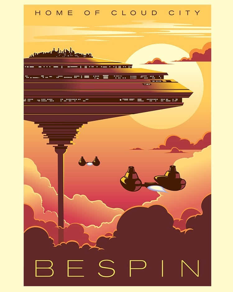 A majestic view of Bespin Wallpaper