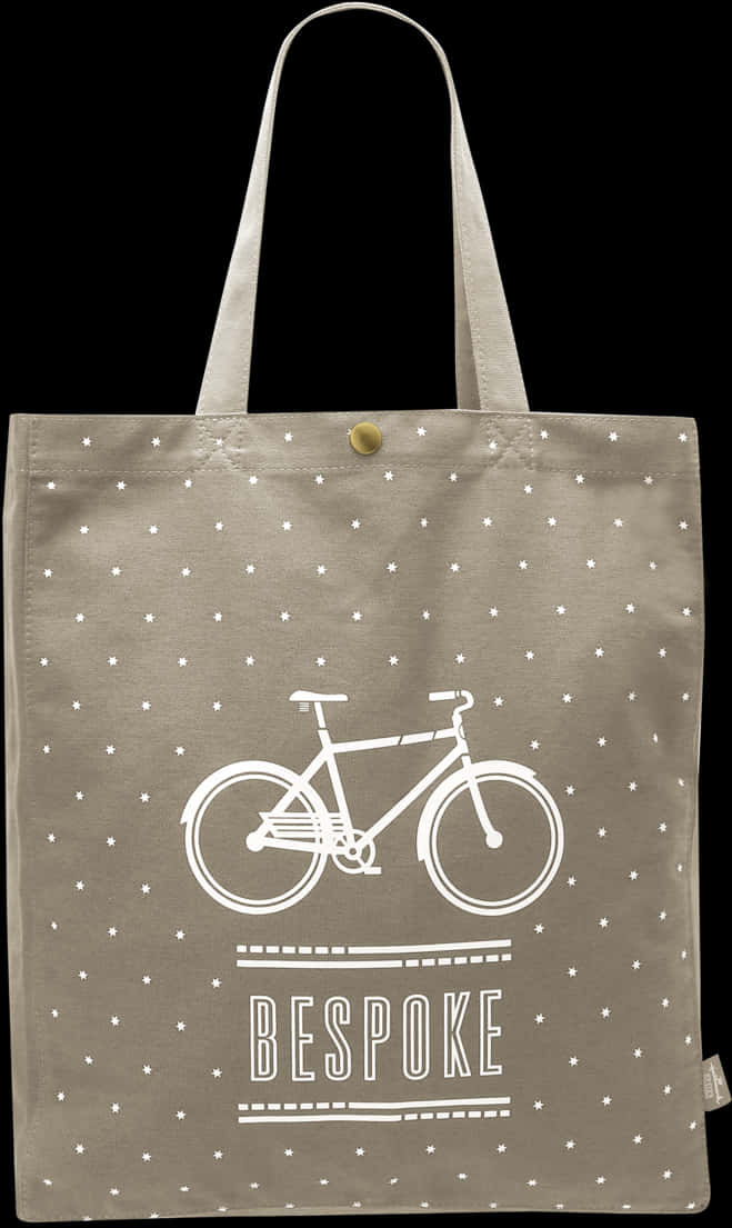 Bespoke Bicycle Tote Bag PNG