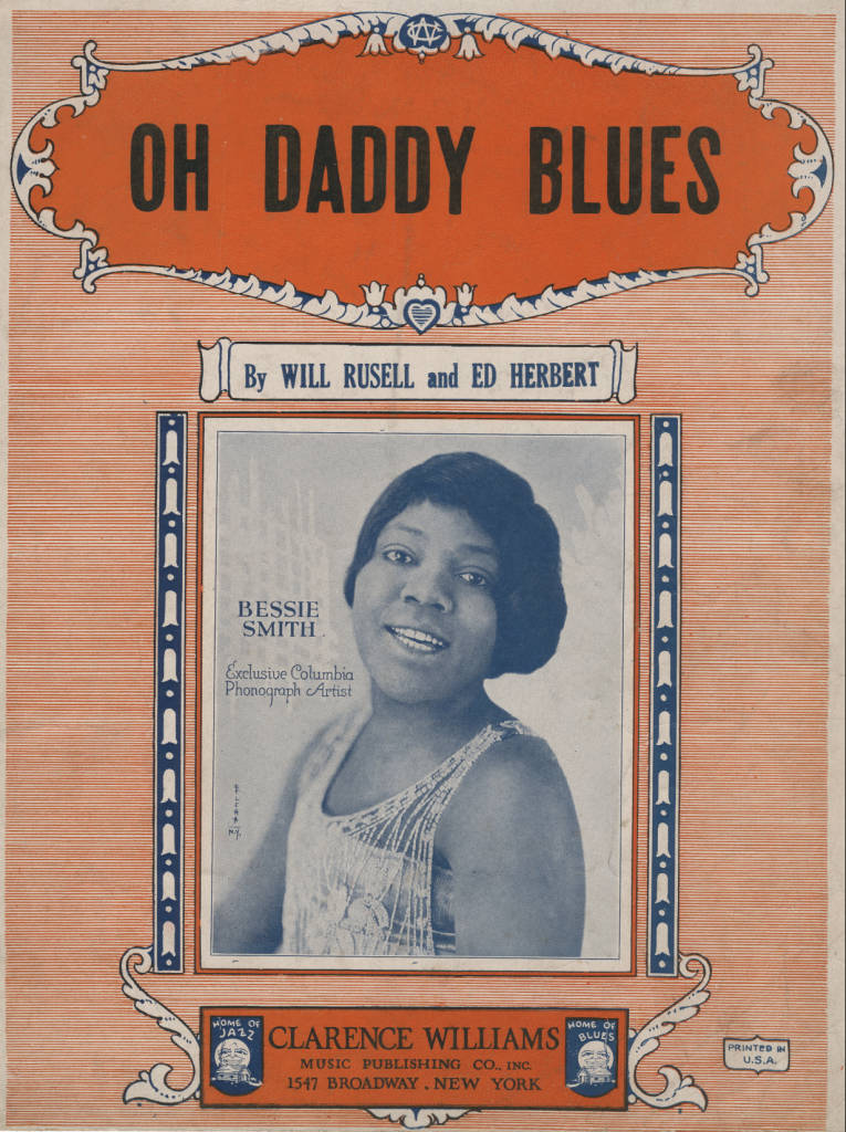 Bessie Smith Oh Daddy Blues Tapet Wallpaper