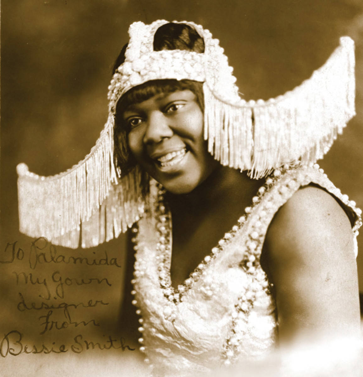 Fotoautografiada De Bessie Smith Fondo de pantalla