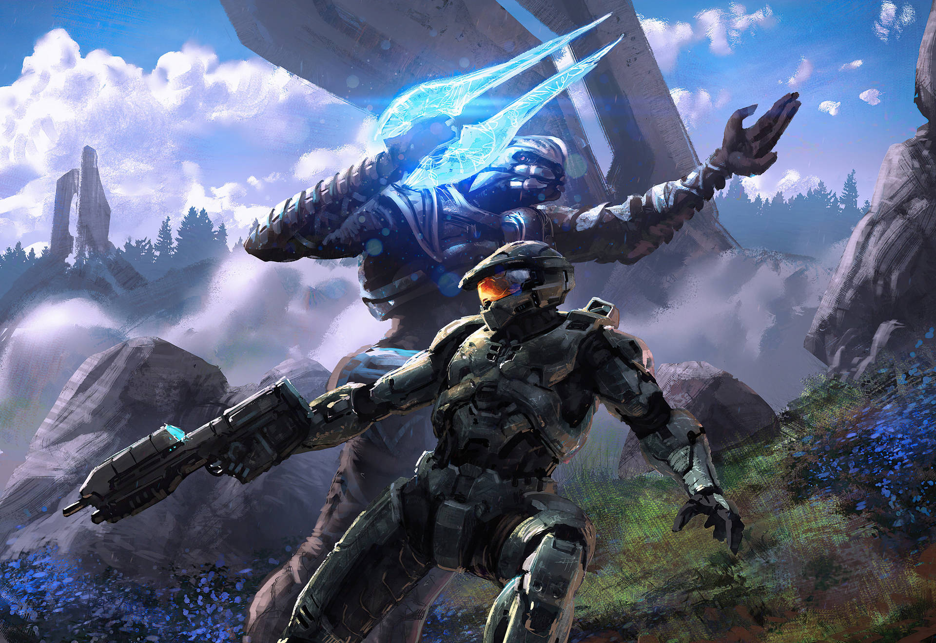 Beste3d Gaming Halo Spieleserie Wallpaper