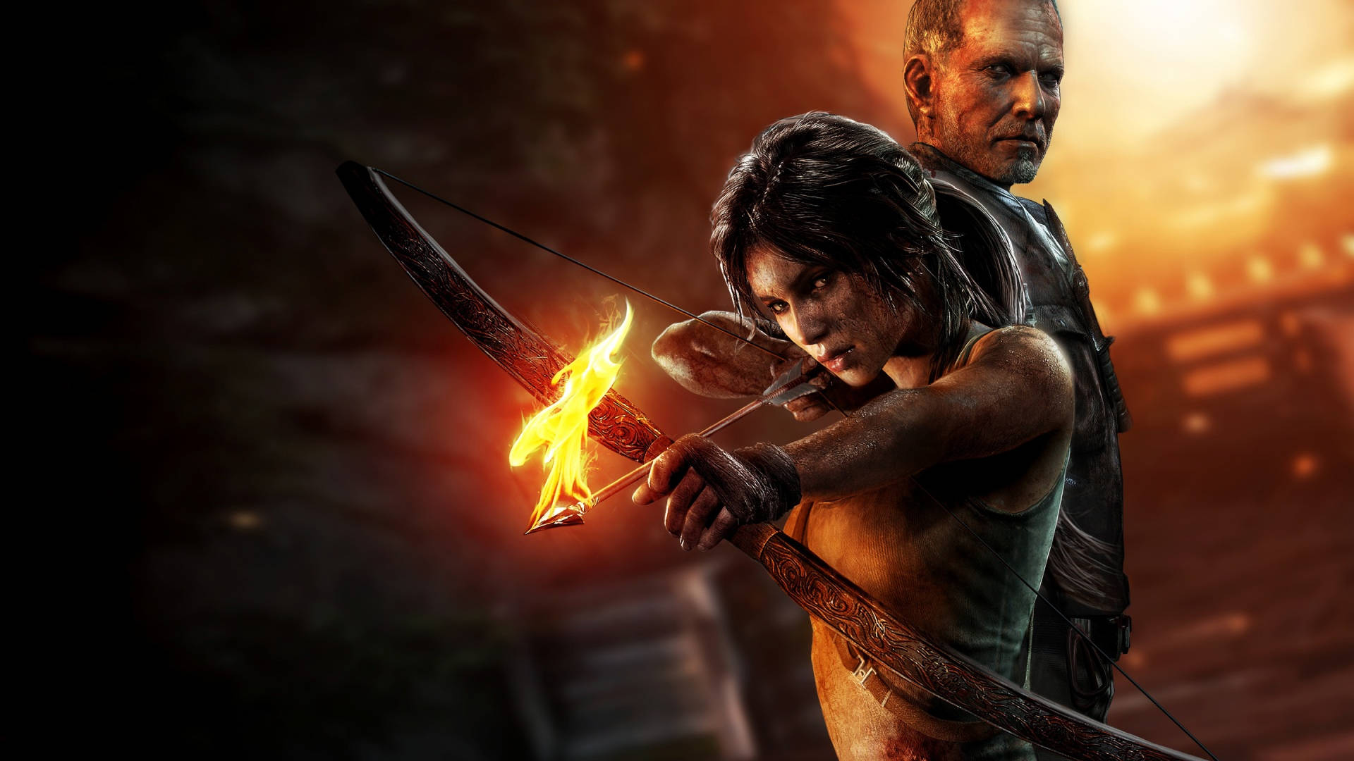 Det bedste 3D gaming Tomb Raider tapet Wallpaper