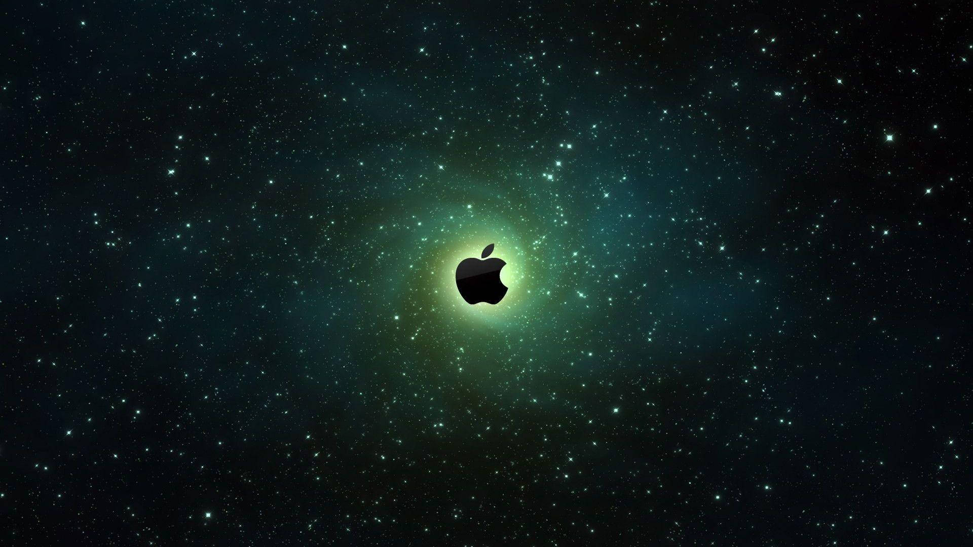 Best 4k Uhd Apple Logo Galaxy Picture