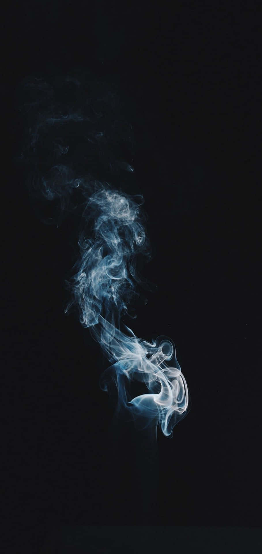 Unosfondo Nero Con Fumo Sullo Sfondo