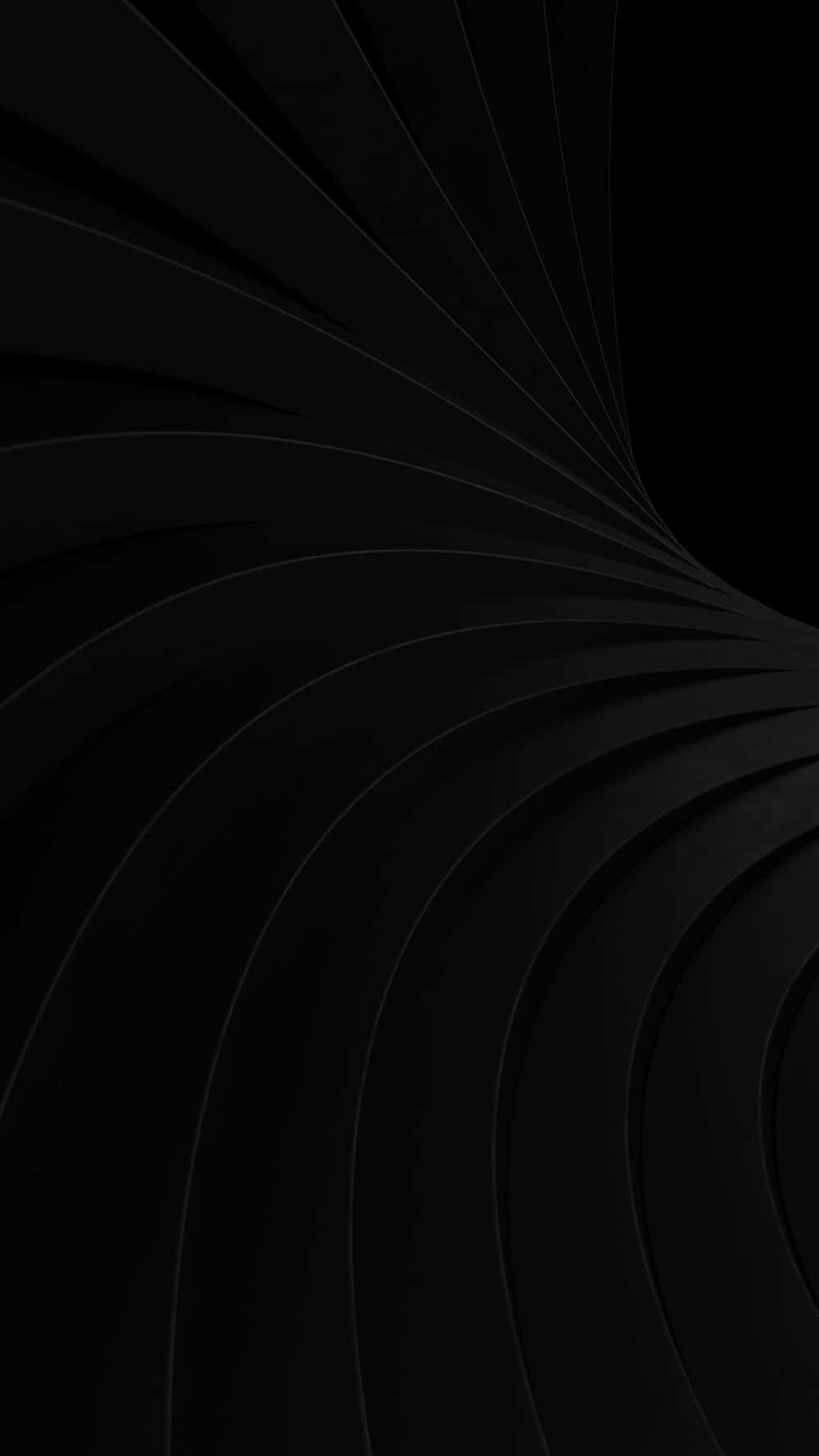 A Black Background With A Curve