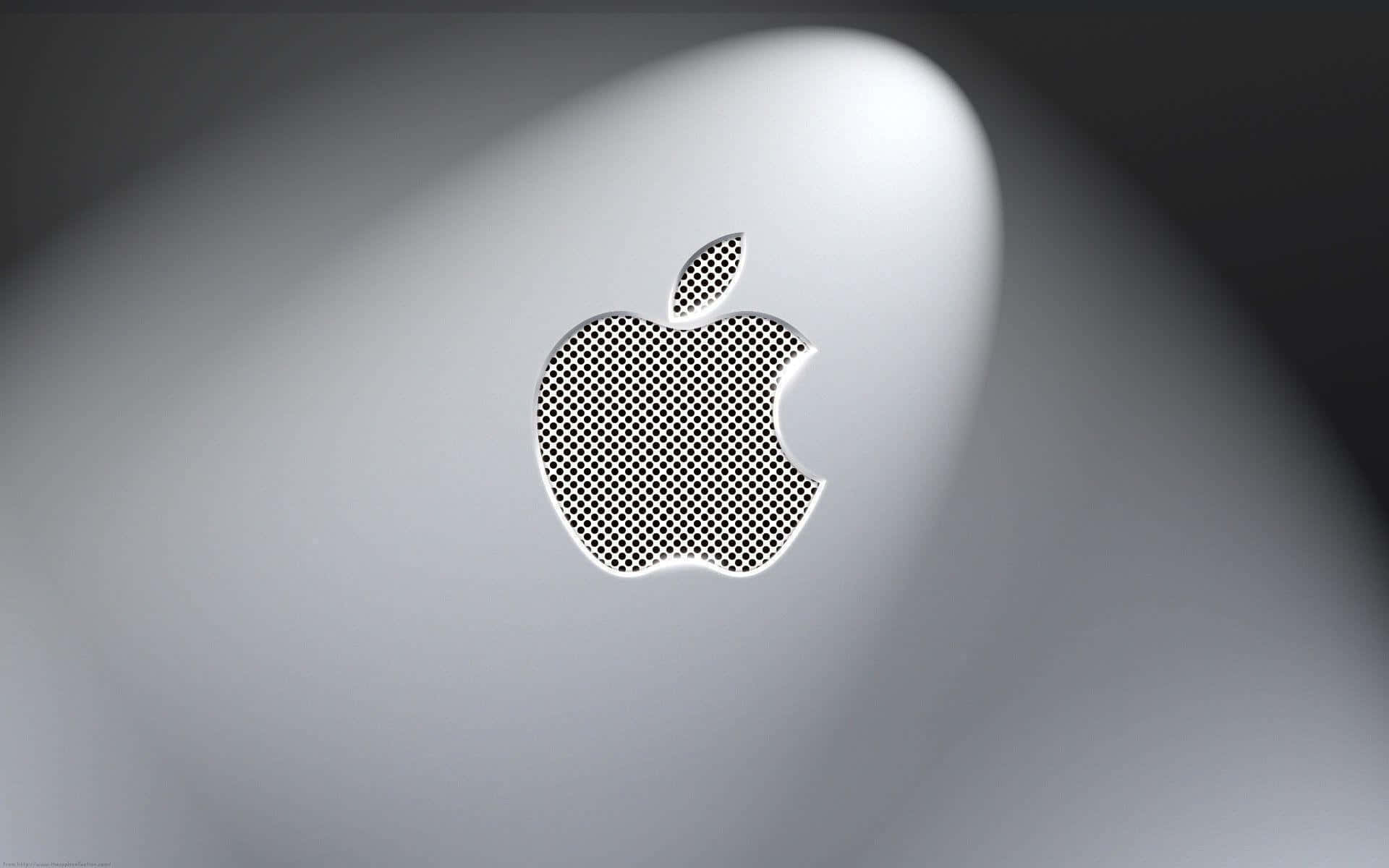 Apple Logo On A Dark Background Wallpaper
