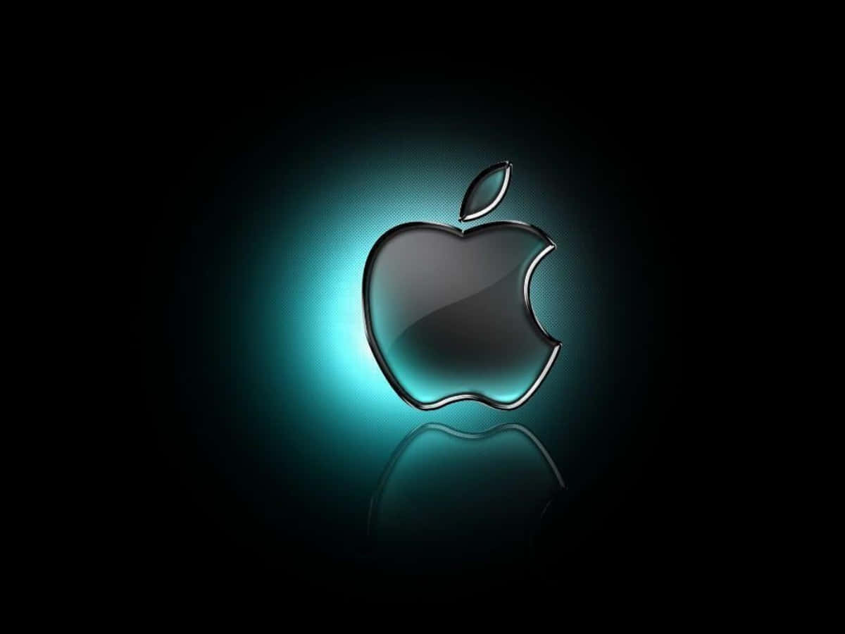 Mörkestetisk Bästa Apple-logotypen. Wallpaper