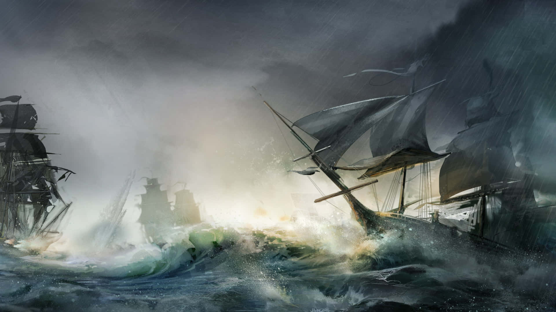 Lemigliori Immagini Di Sfondo Di Assassin's Creed Odyssey Con Navi