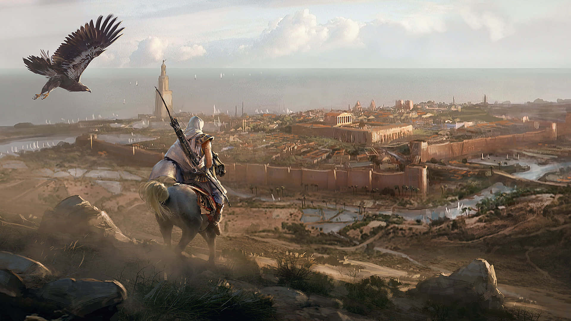 Entdeckedie Uralten Geheimnisse Ägyptens In Assassin's Creed Origins