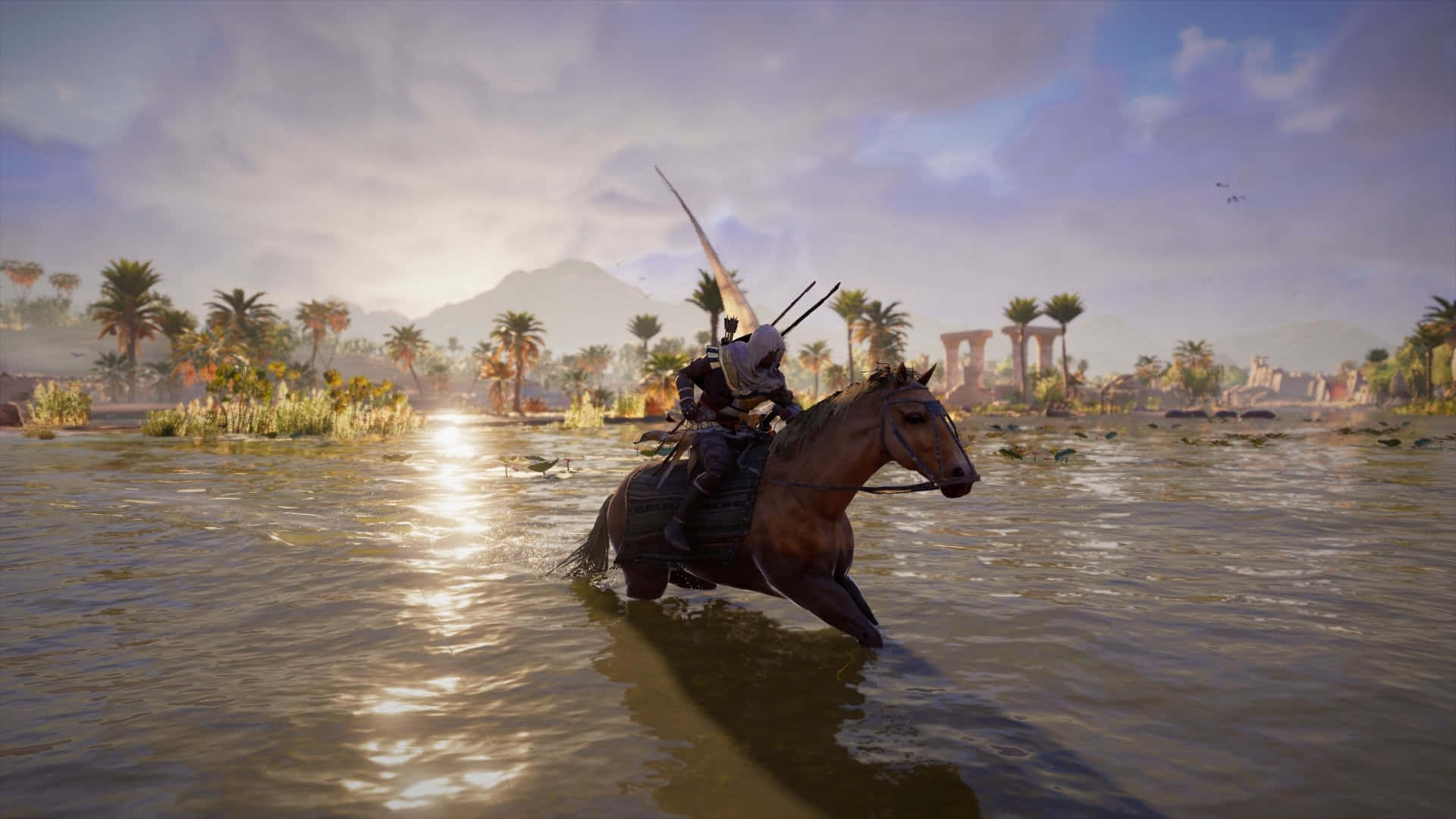 Utforskaegypten Med Bayek I Assassin's Creed Origins.