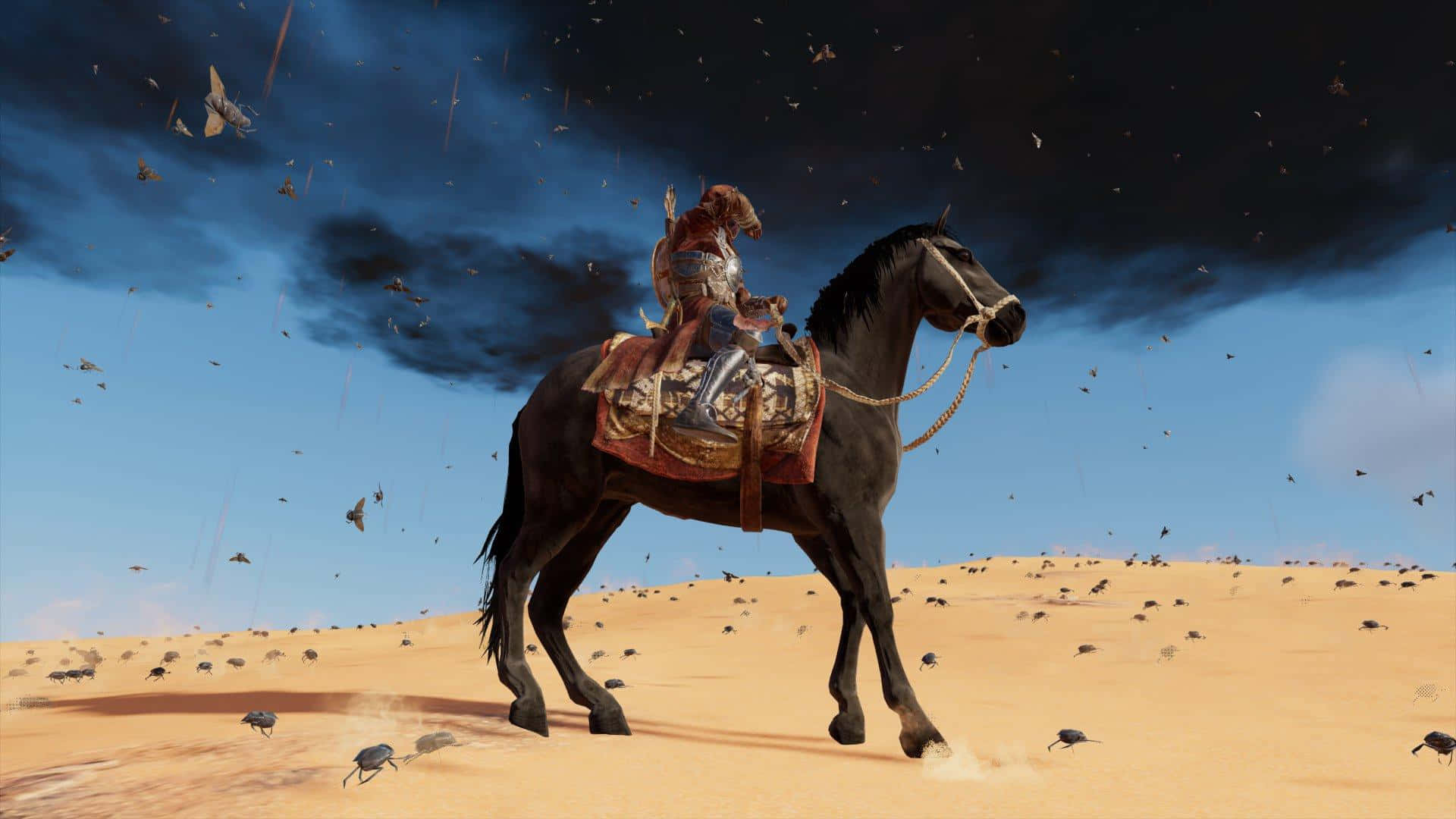 Genießensie Die Atemberaubenden Visuellen Effekte Von Best Assassin's Creed Origins.
