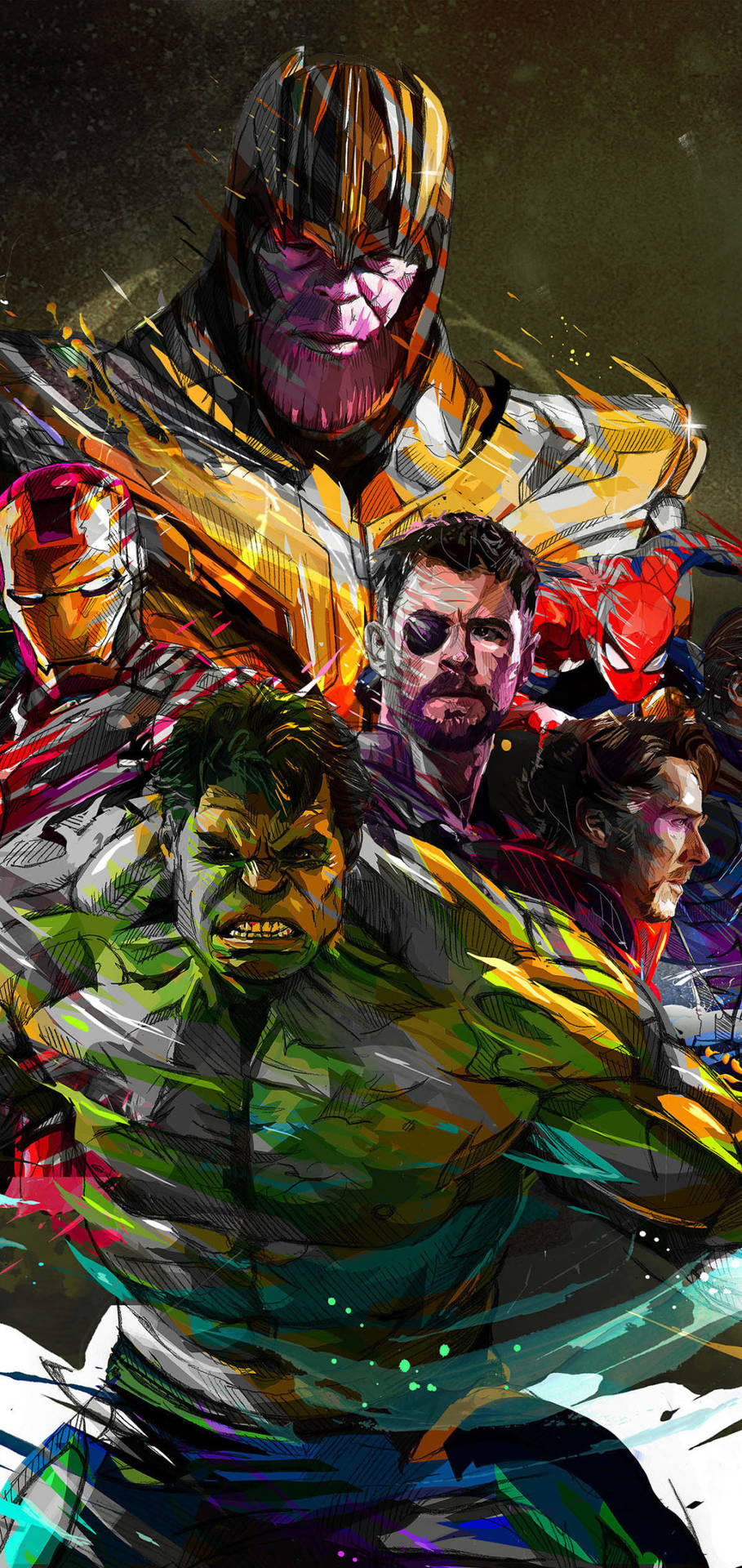 Best Avengers Abstract Graphic Wallpaper