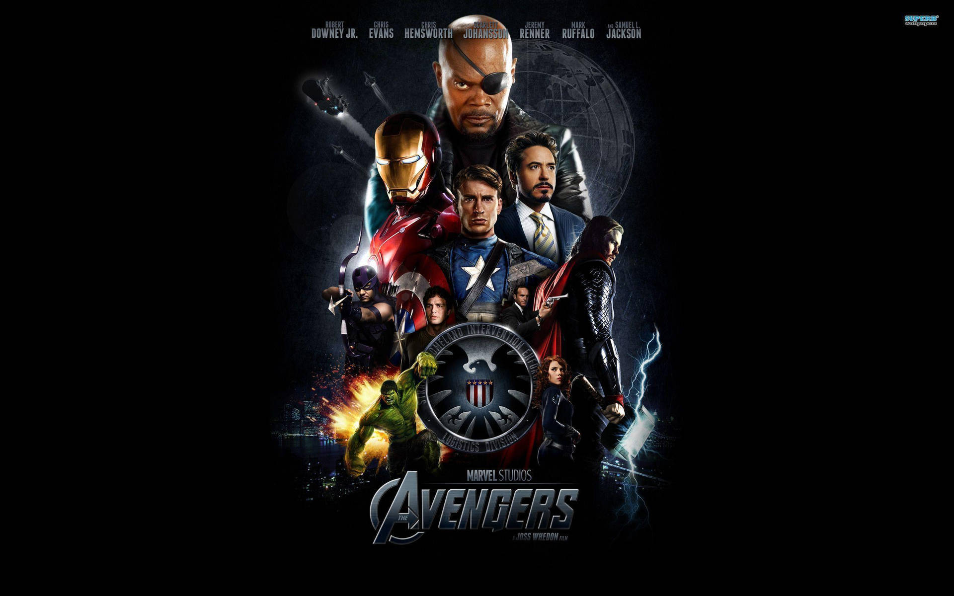 Diebesten Avengers Mit Nick Fury Wallpaper