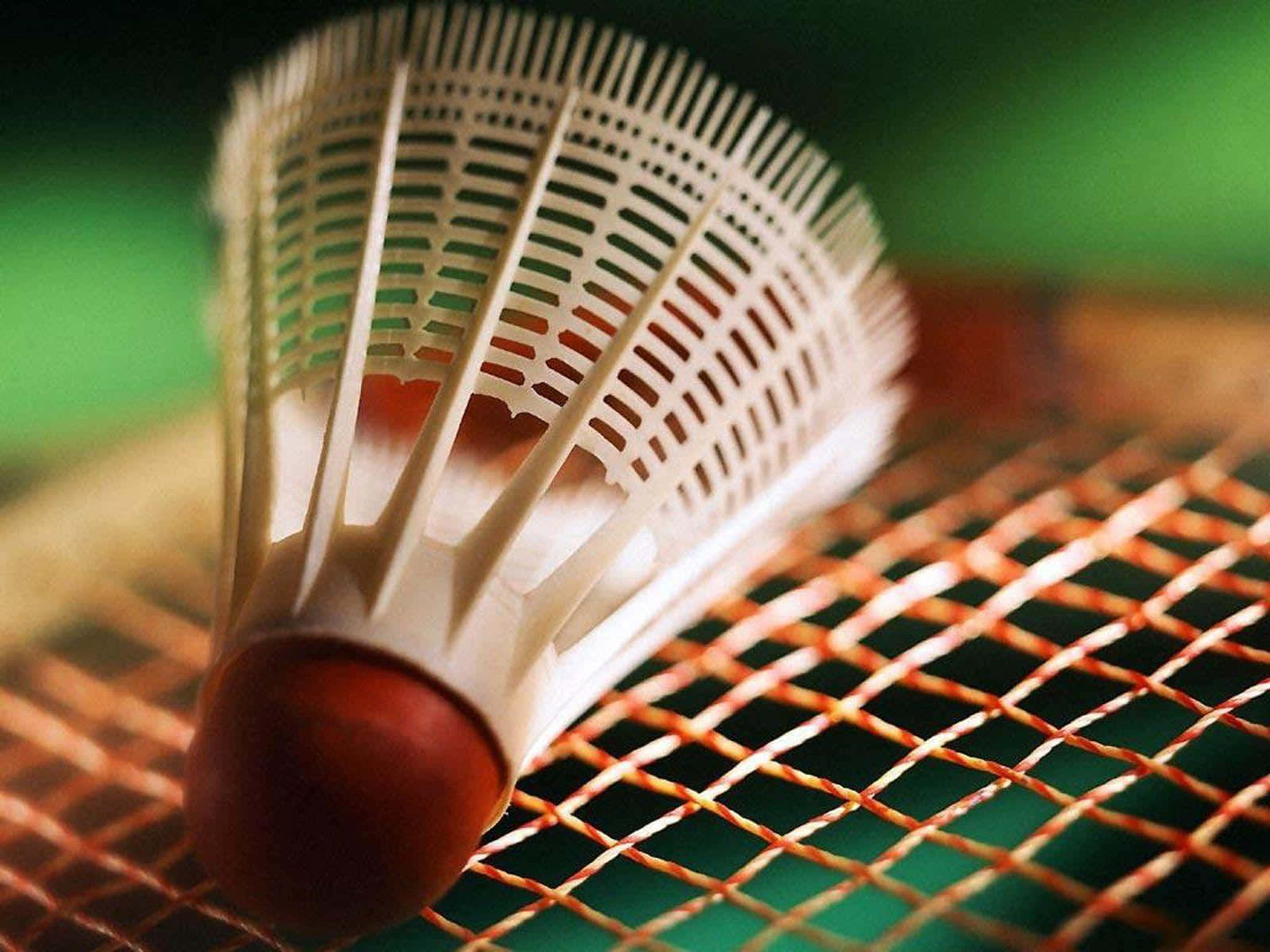 A Backhand Swing of a Badminton Racket