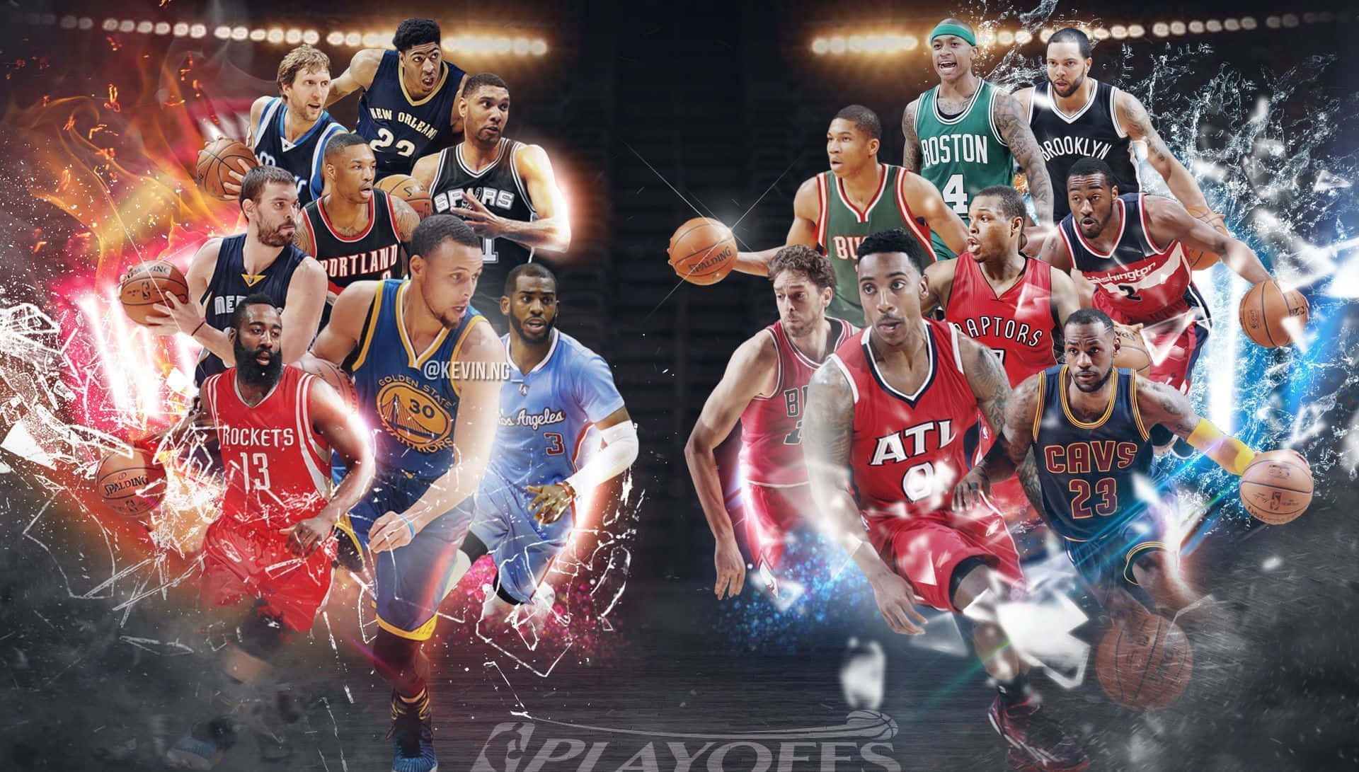 NBA Playoffs Best Basketball Background