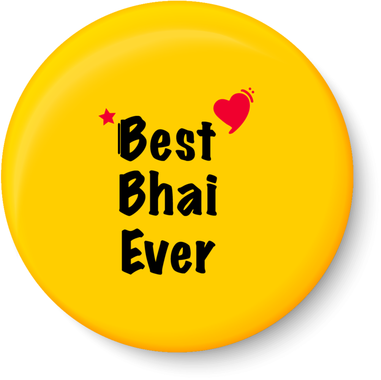 Download Best Bhai Ever Badge 