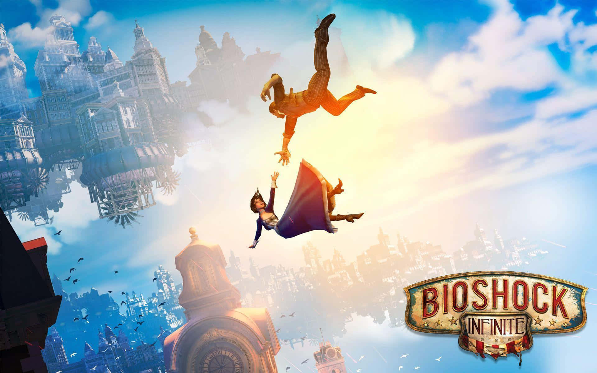 Utforskaden Mystiska Staden Columbia I Bioshock Infinite.