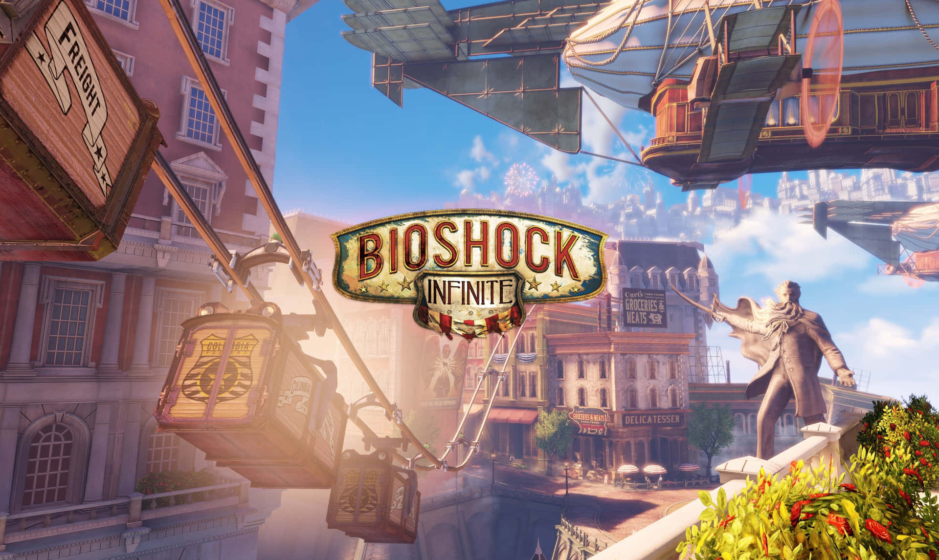 Step into the world of Bioshock Infinite and explore the stunning beauty of Columbia.