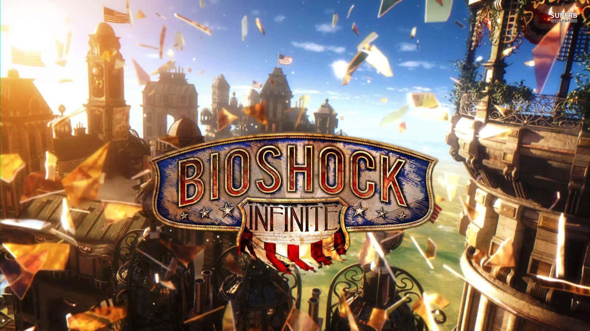 Utforskacolumbias Flytande Värld I Bioshock Infinite