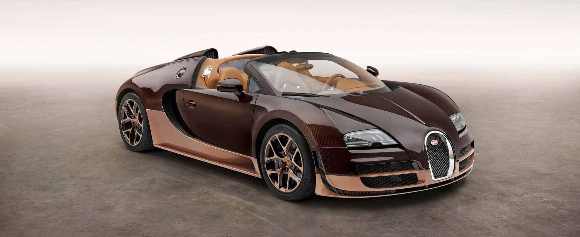 Mejorcoche De Lujo Bugatti Veyron Convertible Fondo de pantalla