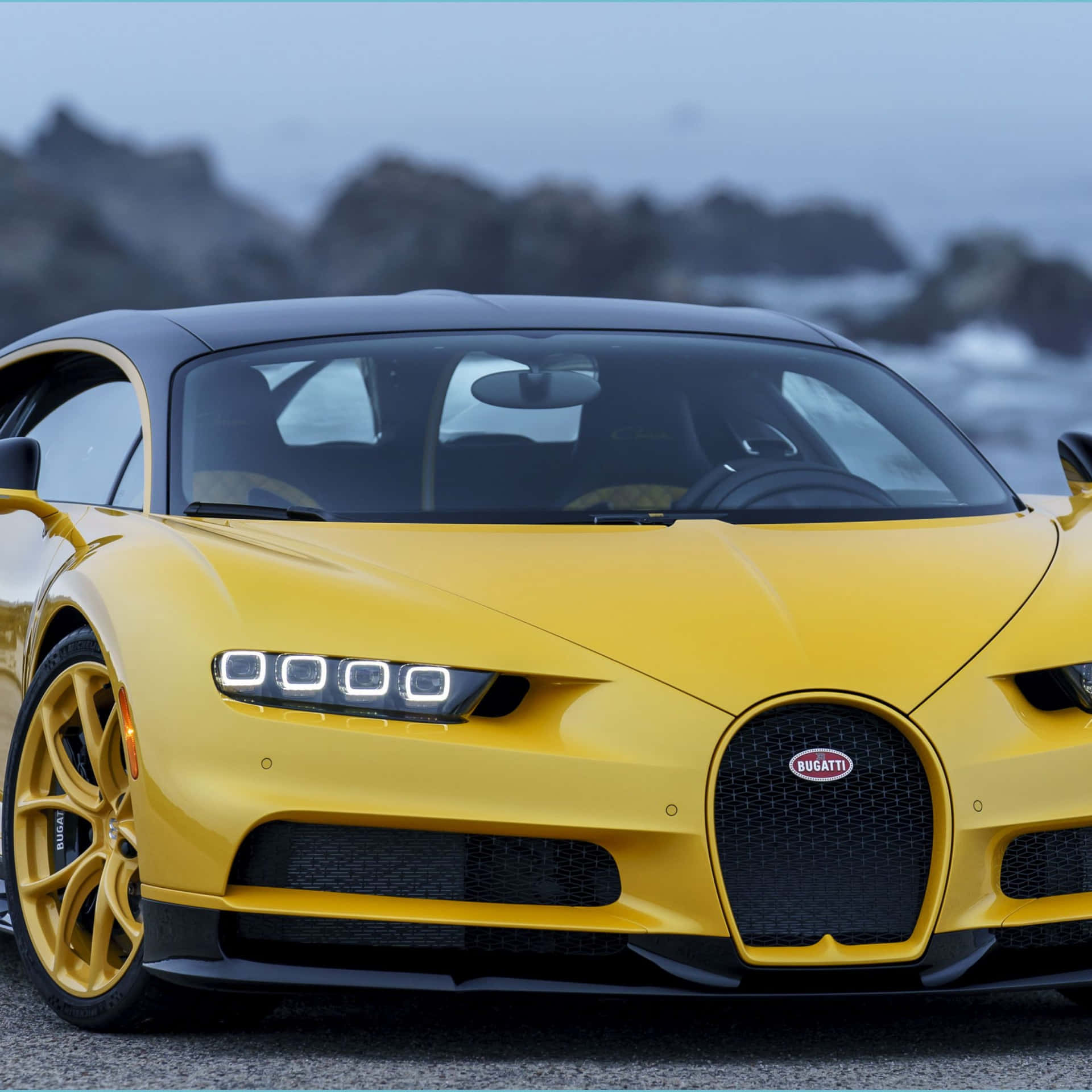 Power,stil Und Leistung: Der Beste Bugatti Wallpaper