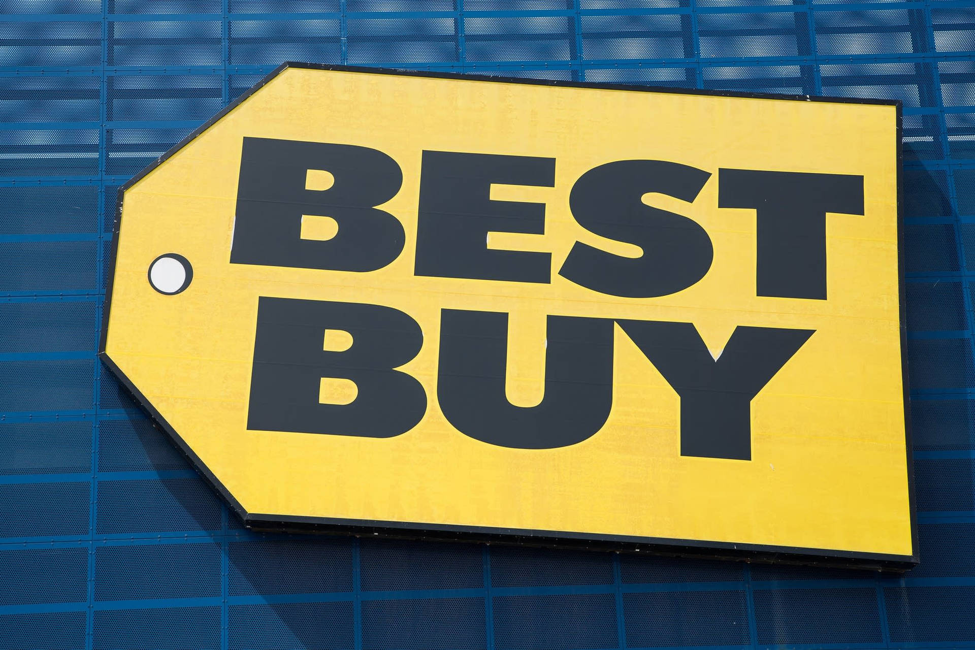 Best Buy Yellow Tag Signage wallpaper