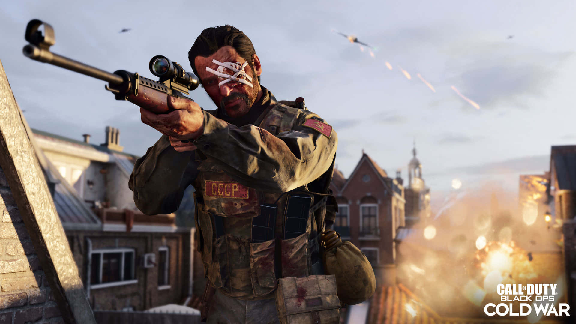 Fördjupadig I Spänningen Av Call Of Duty: Black Ops 4 Med Ett Nytt Datorskärms- Eller Mobilskärmsbakgrund.