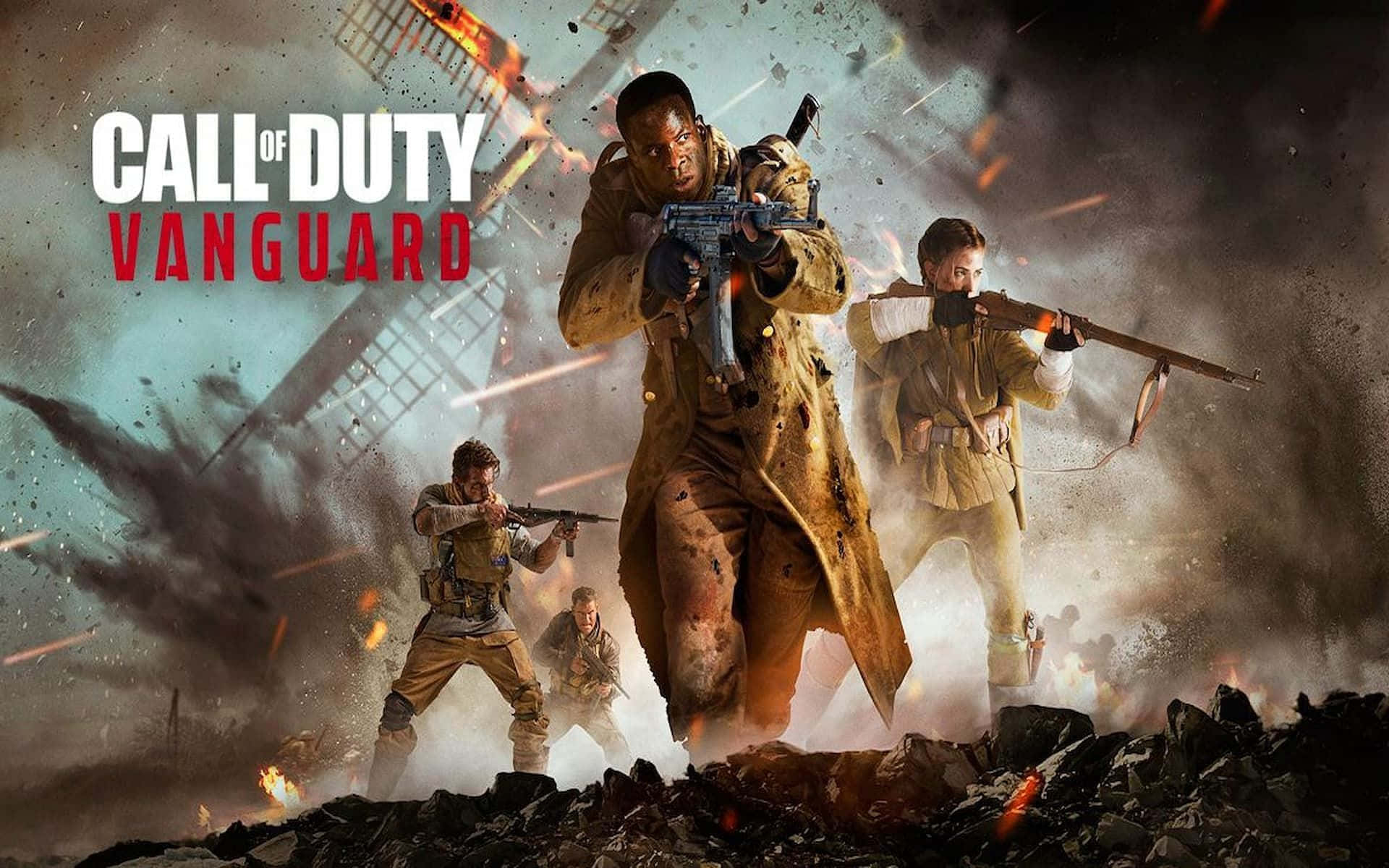 Upplevadrenalinkickarna Från Intensiv Militär Strid I Call Of Duty Black Ops 4 Genom Din Datorskärm Eller Mobiltelefonbakgrund.